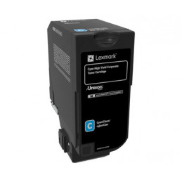 Lexmark 84C2HCE värikasetti 1 kpl Alkuperäinen Syaani
