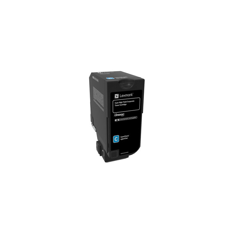 Lexmark 84C2HCE värikasetti 1 kpl Alkuperäinen Syaani