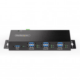 StarTech.com 5G7AINDRM-USB-A-HUB keskitin USB 3.2 Gen 1 (3.1 Gen 1) Type-B 5000 Mbit s musta