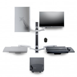 StarTech.com 2PASTSC-WALL-MOUNT säädettävä työtaso