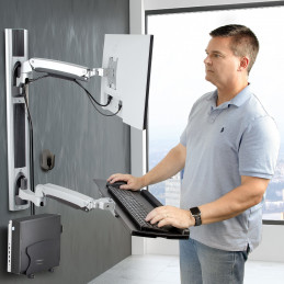 StarTech.com 2PASTSC-WALL-MOUNT säädettävä työtaso