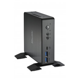 Shuttle NC40U3 barebone-tietokonerunko 0.84L sized PC musta i3-1215U Intel® SoC