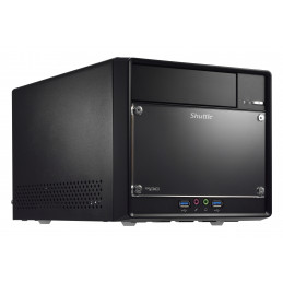 Shuttle XPC cube SH610R4 barebone-tietokonerunko Kuutio musta Intel H610 LGA 1700