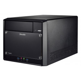 Shuttle XPC cube SH610R4 barebone-tietokonerunko Kuutio musta Intel H610 LGA 1700