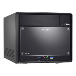 Shuttle XPC cube SH610R4 barebone-tietokonerunko Kuutio musta Intel H610 LGA 1700