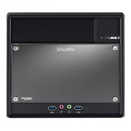 Shuttle XPC cube SH610R4 barebone-tietokonerunko Kuutio musta Intel H610 LGA 1700