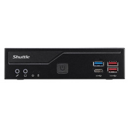 Shuttle DH670V2 barebone-tietokonerunko 1.35L kokoinen PC musta Intel H670 LGA 1700