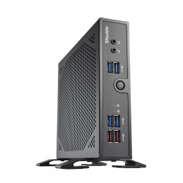 Shuttle DS50U7 barebone-tietokonerunko 1.3L kokoinen PC musta i7-1355U