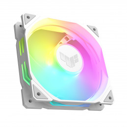 ASUS TUF GAMING TR120 ARGB 3IN1 White Tietokonekotelo Ilmanjäähdytin 12 cm Valkoinen