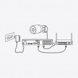 Reolink P340 Bullet IP-turvakamera Sisätila ja ulkotila 4512 x 2512 pikseliä Seinä