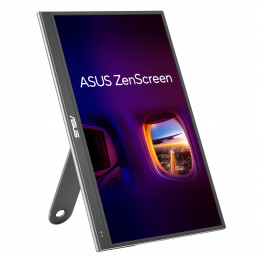 ASUS ZenScreen MQ16AHE tietokoneen litteä näyttö 39,6 cm (15.6") 1920 x 1080 pikseliä Full HD OLED Hopea