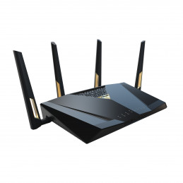 ASUS RT-BE88U langaton reititin 10 Gigabit Ethernet Kaksitaajuus (2,4 GHz 5 GHz) musta, Harmaa