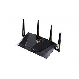 ASUS RT-BE88U langaton reititin 10 Gigabit Ethernet Kaksitaajuus (2,4 GHz 5 GHz) musta, Harmaa