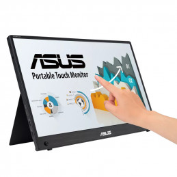 ASUS ZenScreen MB16AMTR tietokoneen litteä näyttö 39,6 cm (15.6") 1920 x 1080 pikseliä Full HD LCD Kosketusnäyttö musta