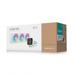 DeepCool LD360 White Suoritin All-in-one-nesteenjäähdytin 12 cm Valkoinen 1 kpl