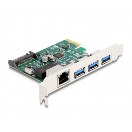 DeLOCK 90105 liitäntäkortti -sovitin Sisäinen RJ-45, USB 3.2 Gen 1 (3.1 Gen 1)