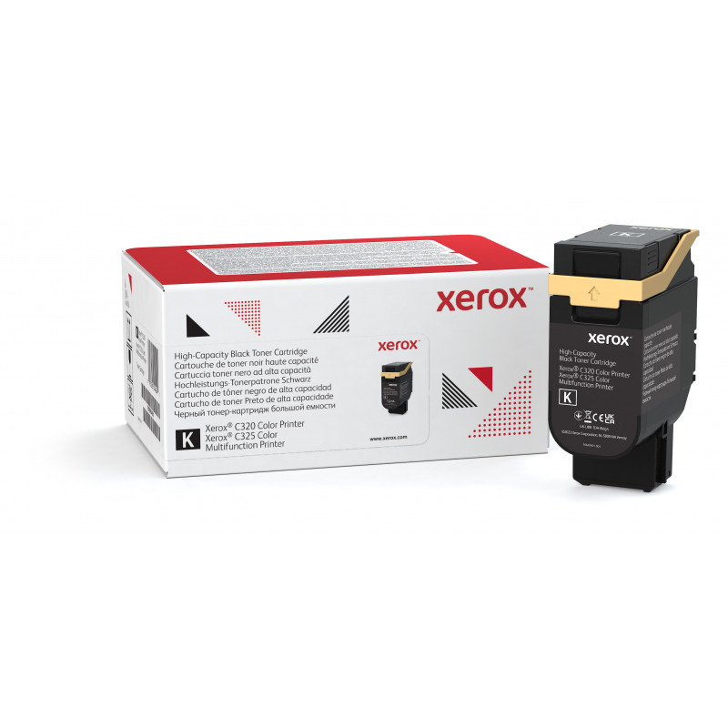 Xerox C320 C325, iso musta värikasetti (8 000 sivua)