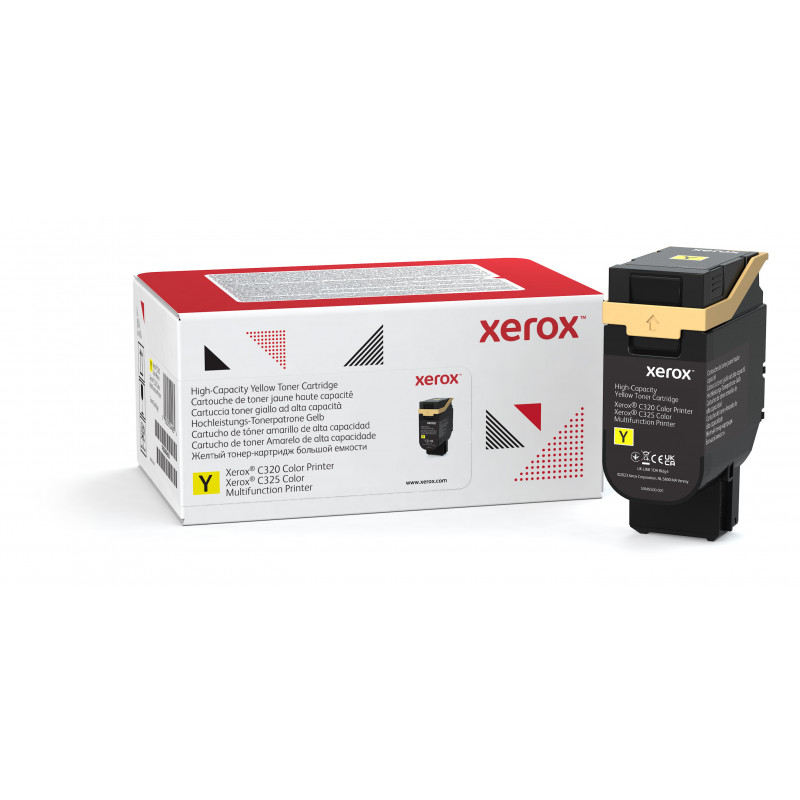 Xerox C320 C325, iso keltainen värikasetti (5 500 sivua)