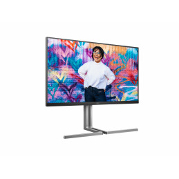 AOC U32U3CV tietokoneen litteä näyttö 80 cm (31.5") 3840 x 2160 pikseliä 4K Ultra HD LCD musta