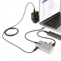 StarTech.com HB31C3A1CDPPD3 keskitin USB 3.2 Gen 2 (3.1 Gen 2) Type-C 10000 Mbit s Hopea