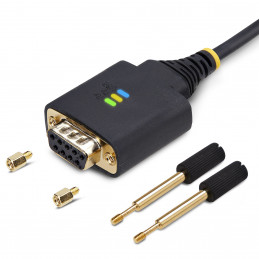 StarTech.com 1P3FFCNB-USB-SERIAL sarjakaapeli musta 1 m USB A-tyyppi DB-9