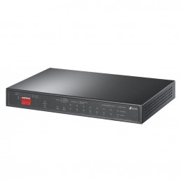 TP-Link TL-SG1210PP verkkokytkin Hallitsematon Gigabit Ethernet (10 100 1000) Power over Ethernet -tuki musta