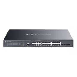 TP-Link Omada SG3428XMPP verkkokytkin Hallittu L2+ Gigabit Ethernet (10 100 1000) Power over Ethernet -tuki 1U musta
