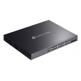 TP-Link Omada SG3428XMPP verkkokytkin Hallittu L2+ Gigabit Ethernet (10 100 1000) Power over Ethernet -tuki 1U musta