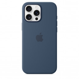 Apple iPhone 16 Pro Max n MagSafe-silikonikuori - farkunsininen