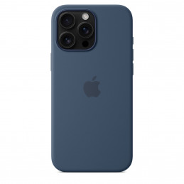 Apple iPhone 16 Pro Max n MagSafe-silikonikuori - farkunsininen