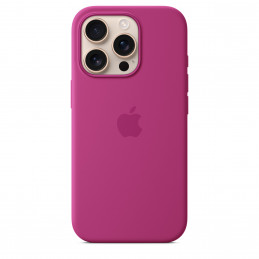 Apple iPhone 16 Pro n MagSafe-silikonikuori - fuksia
