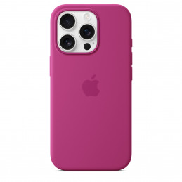 Apple iPhone 16 Pro n MagSafe-silikonikuori - fuksia