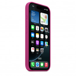 Apple iPhone 16 Pro n MagSafe-silikonikuori - fuksia