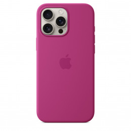 Apple iPhone 16 Pro Max n MagSafe-silikonikuori - fuksia