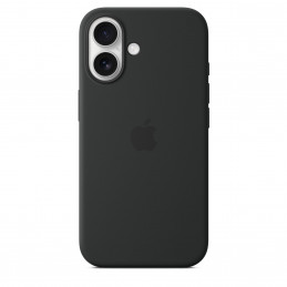 Apple iPhone 16 n MagSafe-silikonikuori - musta