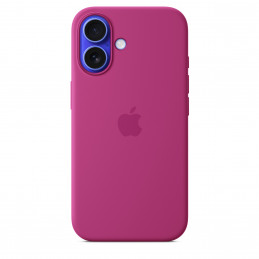 Apple iPhone 16 n MagSafe-silikonikuori - fuksia