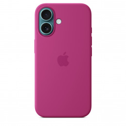 Apple iPhone 16 n MagSafe-silikonikuori - fuksia