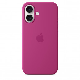 Apple iPhone 16 n MagSafe-silikonikuori - fuksia