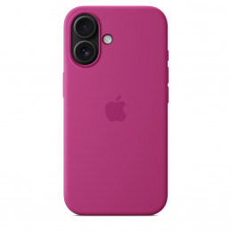 Apple iPhone 16 n MagSafe-silikonikuori - fuksia