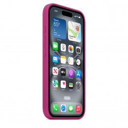 Apple iPhone 16 n MagSafe-silikonikuori - fuksia