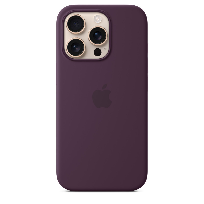 Apple iPhone 16 Pro n MagSafe-silikonikuori - luumu