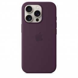 Apple iPhone 16 Pro n MagSafe-silikonikuori - luumu