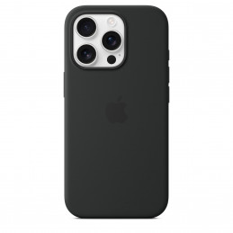 Apple iPhone 16 Pro n MagSafe-silikonikuori - musta