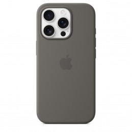 Apple iPhone 16 Pro n MagSafe-silikonikuori - liuskeenharmaa