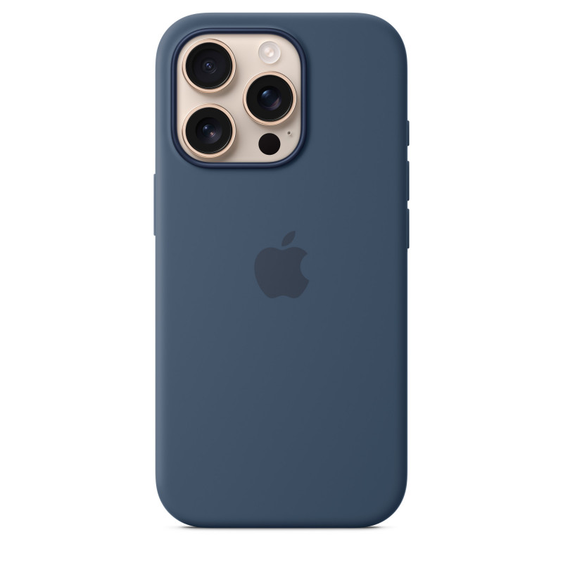 Apple iPhone 16 Pro n MagSafe-silikonikuori - farkunsininen
