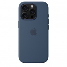 Apple iPhone 16 Pro n MagSafe-silikonikuori - farkunsininen