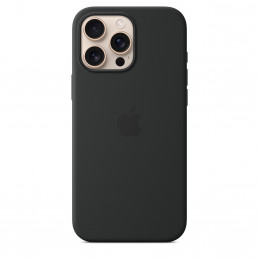 Apple iPhone 16 Pro Max n MagSafe-silikonikuori - musta