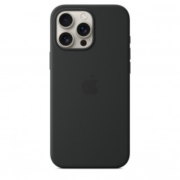 Apple iPhone 16 Pro Max n MagSafe-silikonikuori - musta