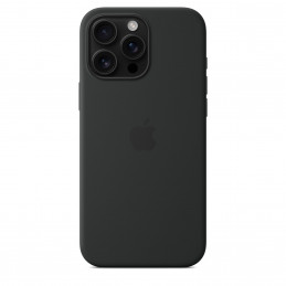 Apple iPhone 16 Pro Max n MagSafe-silikonikuori - musta