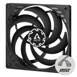 ARCTIC P14 Slim PWM PST Tietokonekotelo Tuuletin 14 cm musta 1 kpl